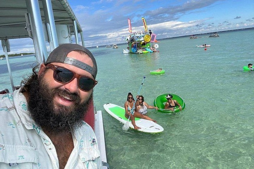 SunVenture Captain Morgan with cruisers at Crab Island 2