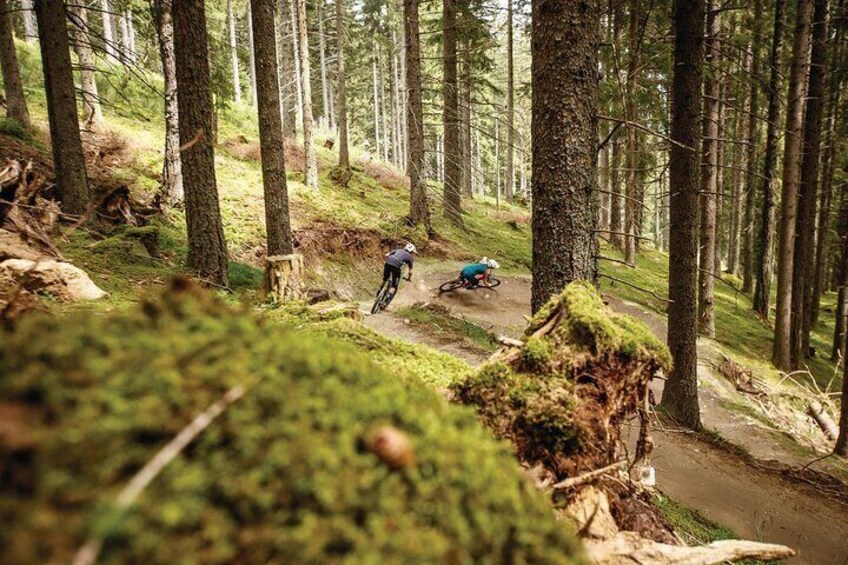 Two hours guided downhill biking at Bikepark Innsbruck 