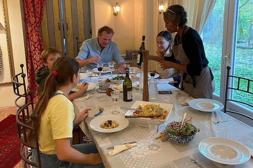 Pasta making in Unesco Monferrato country house 2