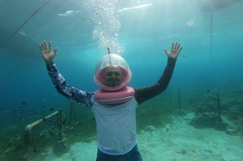 Private Aquatic Discovery Helmet Diving and Snorkeling Adventure 3