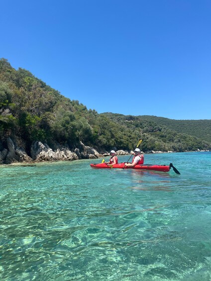 Picture 25 for Activity Lefkada: Full Day Sea Kayaking Tour 3