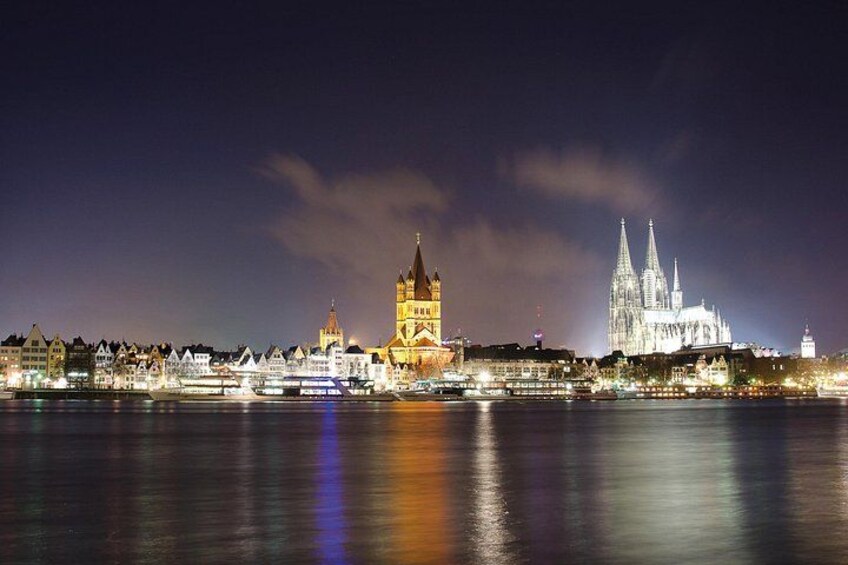 Rhine River Evening Panorama Cruise in Cologne 2