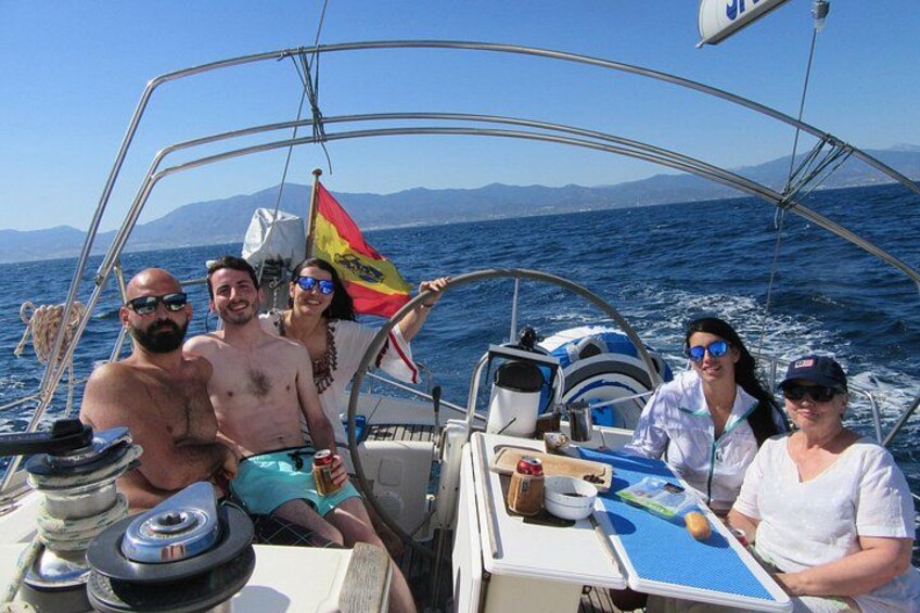 Estepona Private Sailboat/2 - 4h Royal Navigation/Dolphin Watching 4