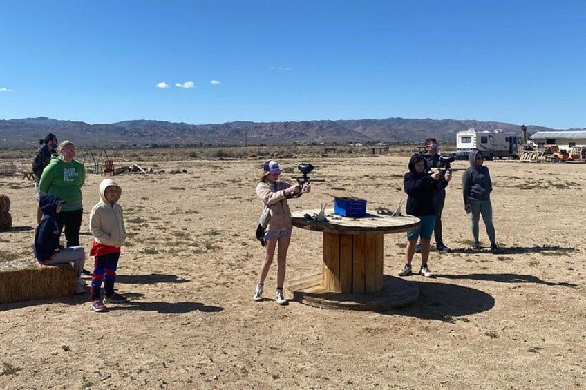 Paintball Target Shooting Experience in Joshua Tree 4