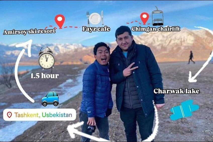 PRIVATE Day trip to Charvak, Chimgan & Amirsoy mountains 5