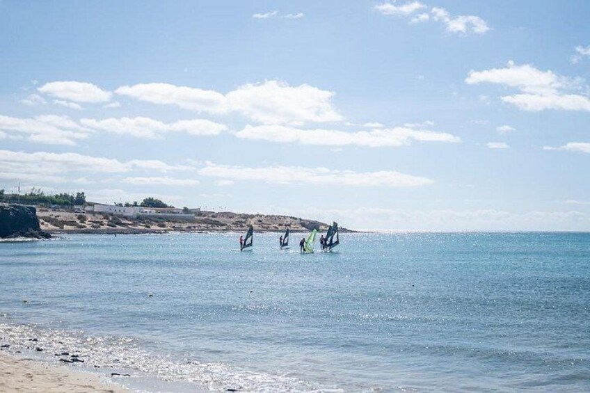 Learn to windsurf in the beautiful bay of Costa Calma 2