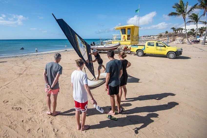 Learn to windsurf in the beautiful bay of Costa Calma 1