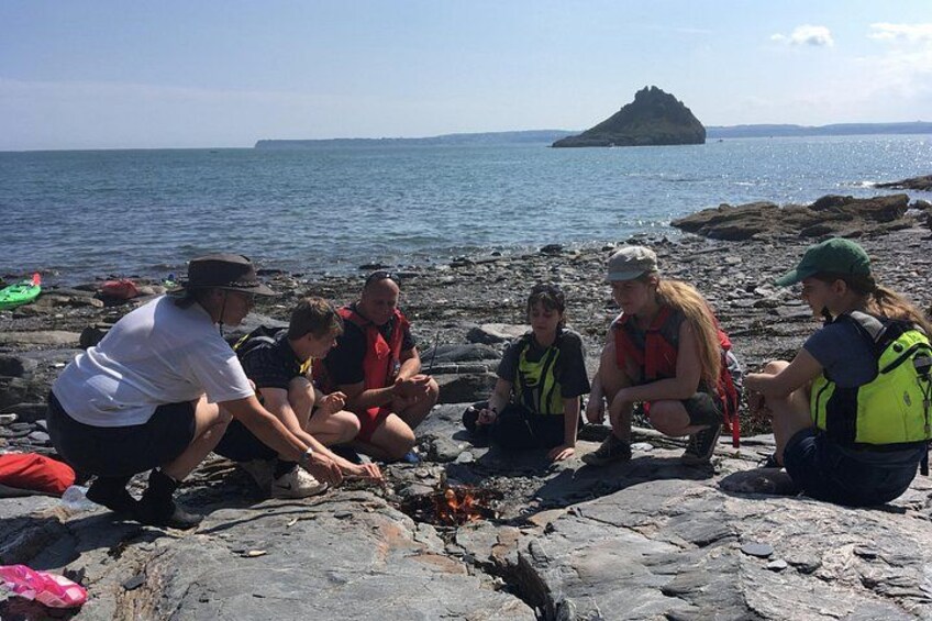 Wildlife, Sea Cave and Bushcraft Kayak Safari in English Riviera 2
