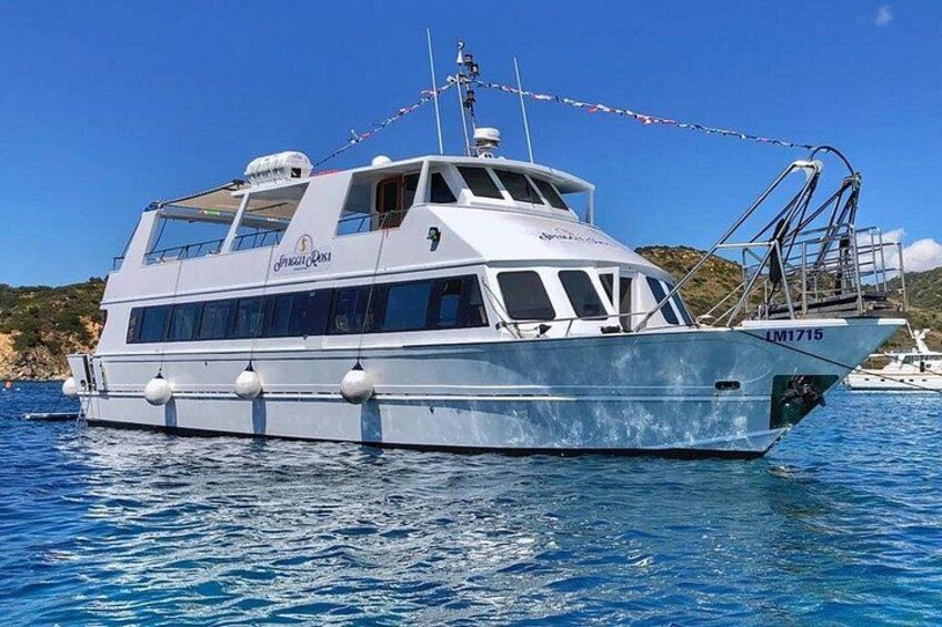 Boat tour Tropea Capo Vaticano with aperitif snorkeling morning 1