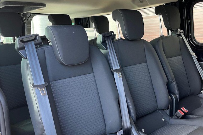 Interior 8 passenger minibus 2