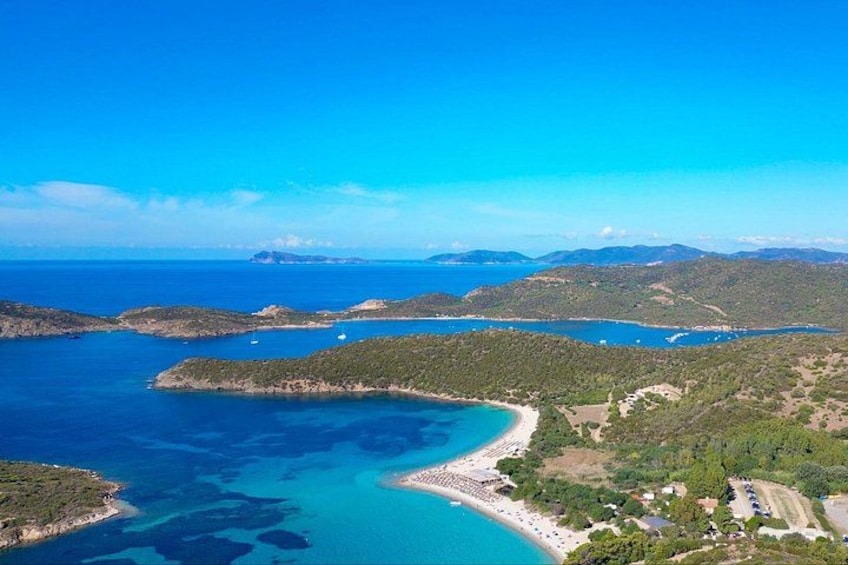 View over Tuerredda and south coast 4