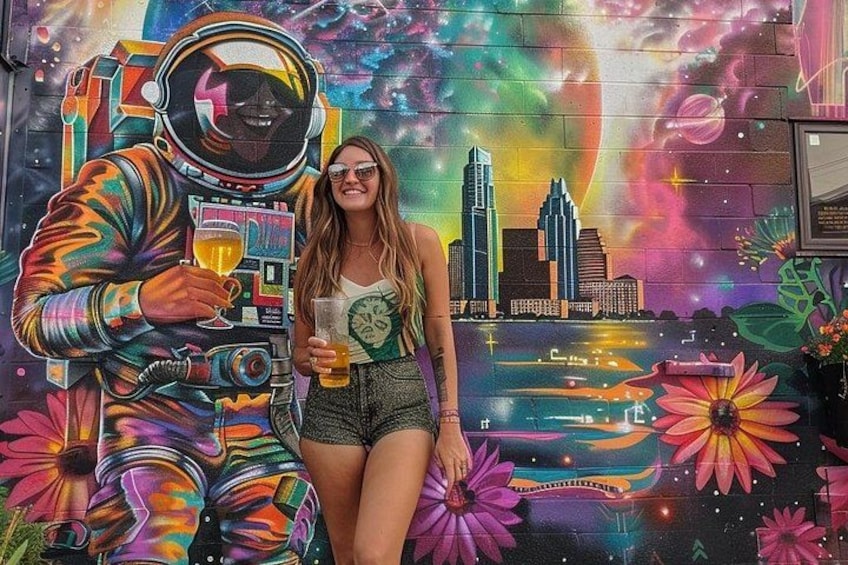 Austin Mural and Instagram Tour by Electric Pedicab 1
