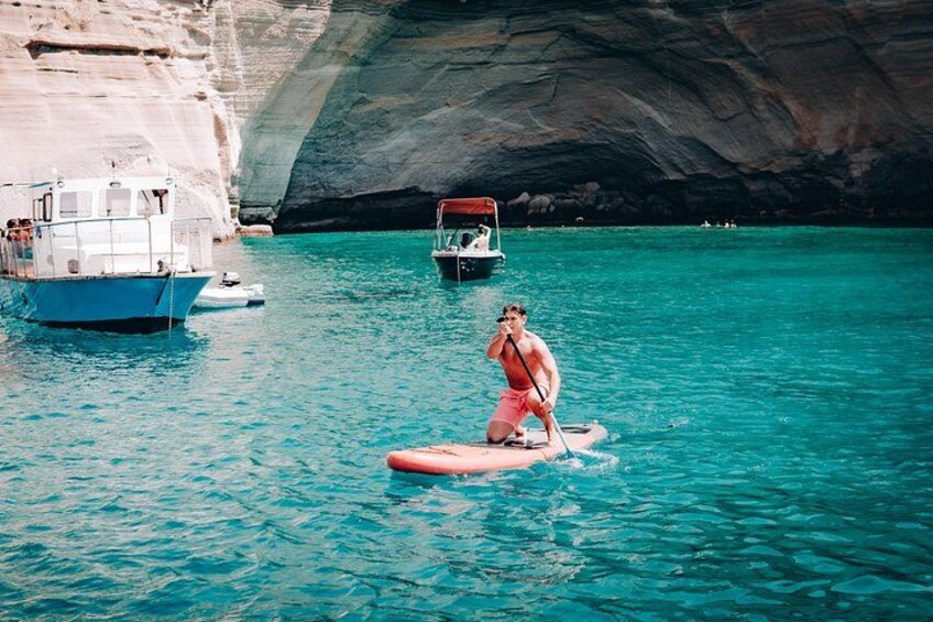 Milos Luxury Catamaran Cruise to Kleftiko Bay with Lunch 5