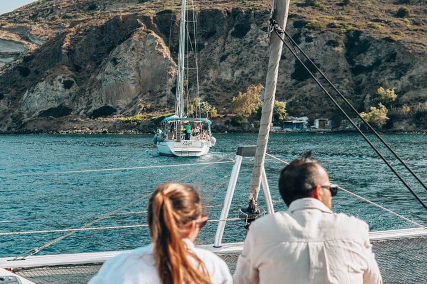 Milos Luxury Catamaran Cruise to Kleftiko Bay with Lunch 4