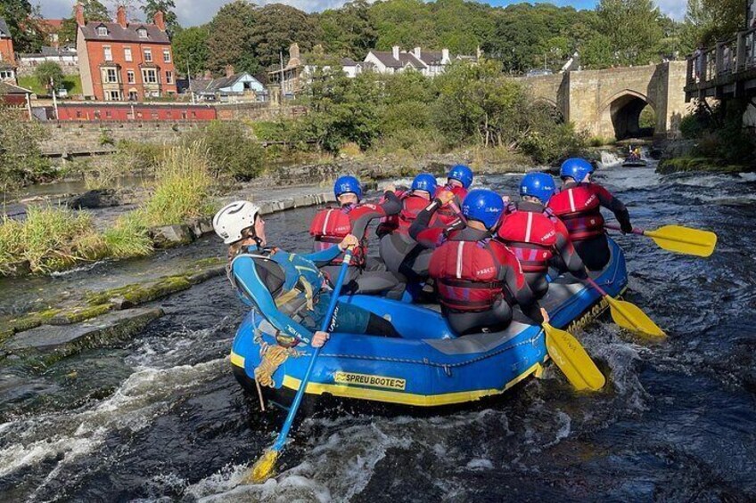 White Water Rafting Experience in River Dee in Llangollen 1