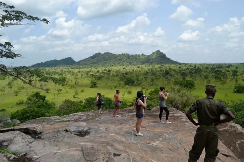 catch breathtaking views Shai Hills game reserve