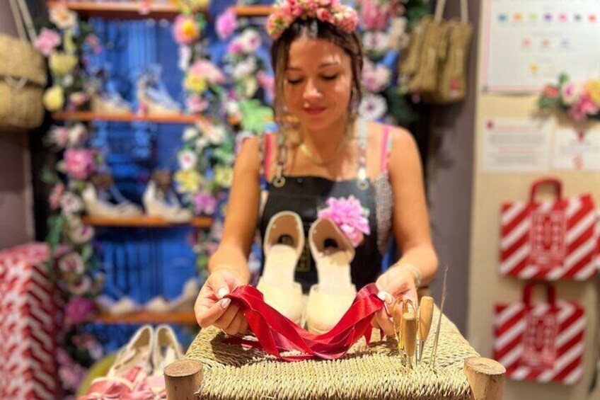 Marbella Traditional Espadrilles Shoe Making Experience 