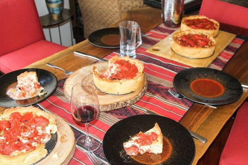 PRIVATE Chicago-Style Pizza or Pasta Cooking Class Near Chicago 3