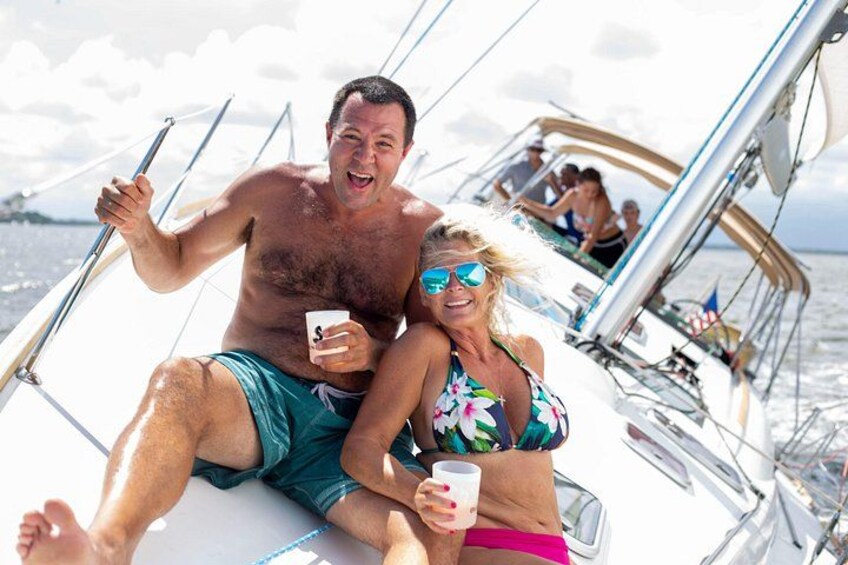 Private Afternoon Sailing/Dolphin & History Tour on 43ft Mystique 5