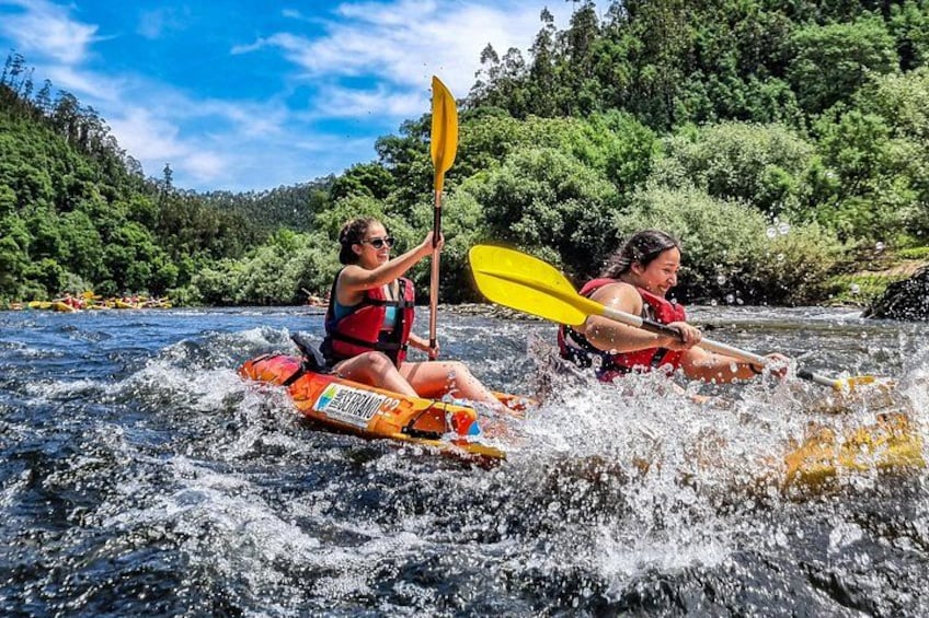Canoeing / Canoaeing Rio Mondego River, Penacova, Coimbra, Portugal via Trans Serrano 1