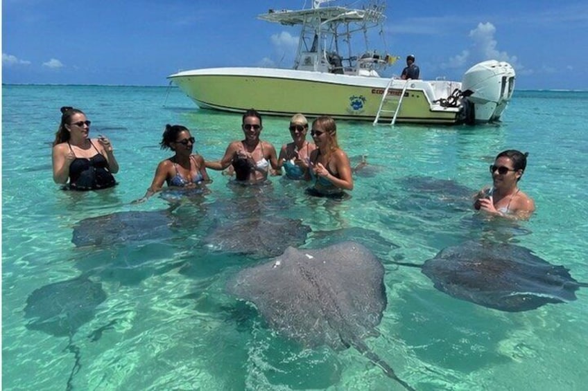 Stingray City Experience Plus Two Snorkeling spots Private Boat 4