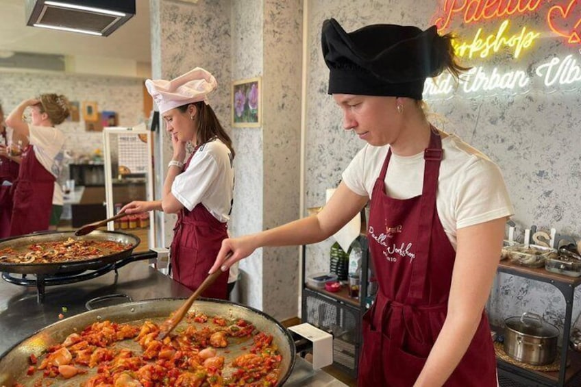 Paella Workshop with Bottomless Sangria in Central Madrid 2