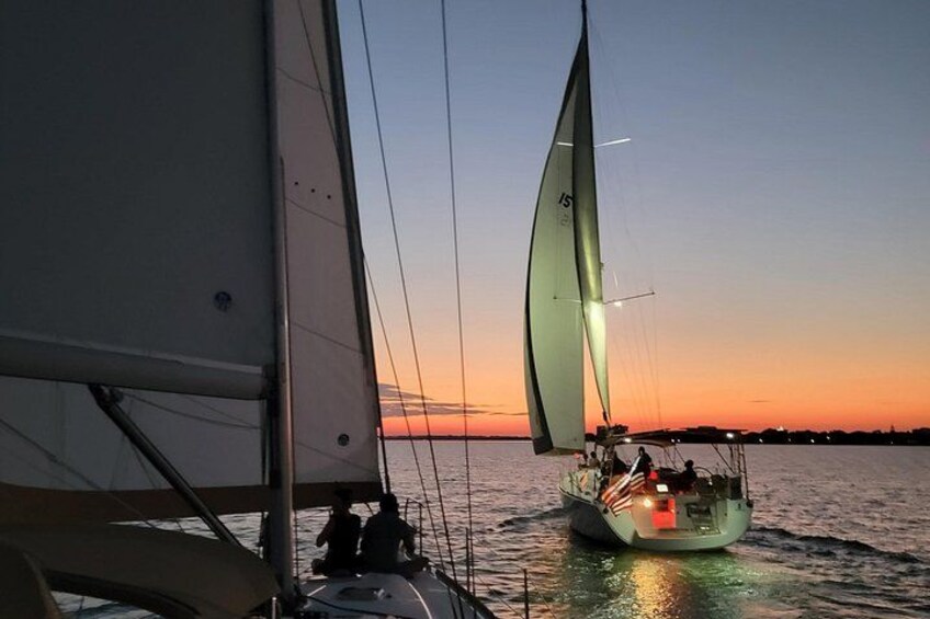 Private Luxury Sunset Sail on the 50ft Sailing Yacht Fate BYOB 2