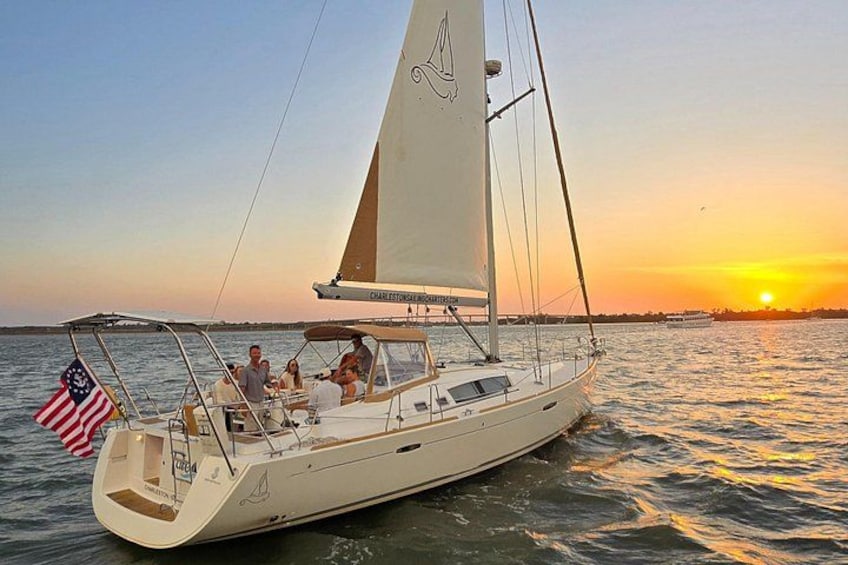 Private Luxury Sunset Sail on the 50ft Sailing Yacht Fate BYOB 2