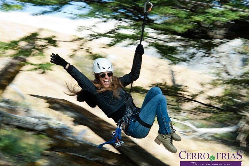 Zipline on Cerro Frías