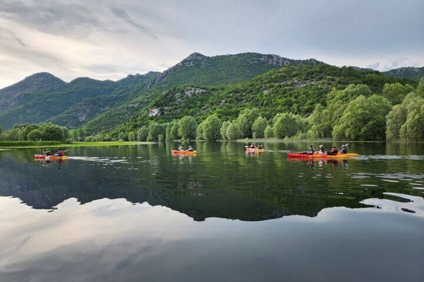 Skadar Lake on kayaks Experience with Spectacular Views