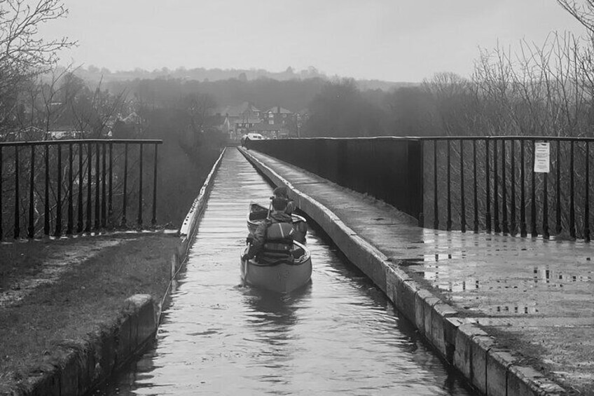 Small Group Pontcysyllte Aqueduct Canoe Trip