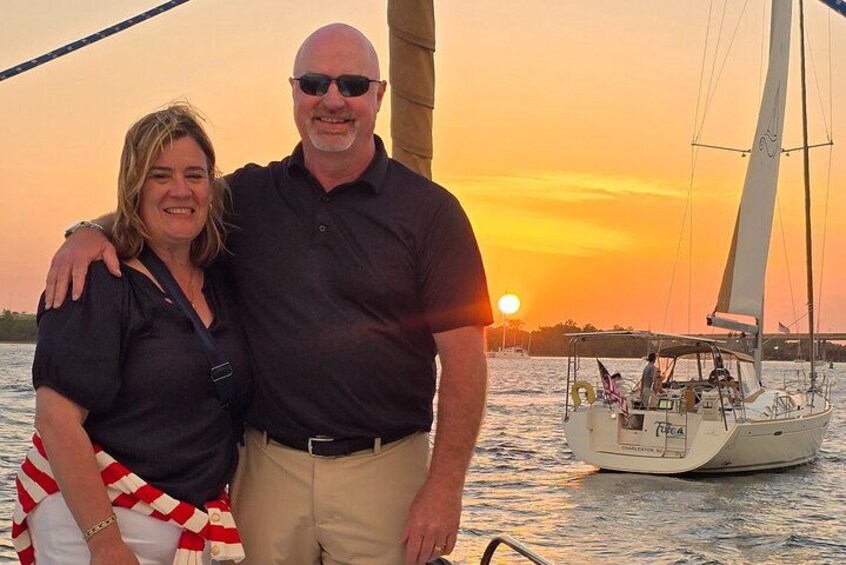 Private Sunset Sail BYOB Dolphin/History Tours on 43ft Mystique 3