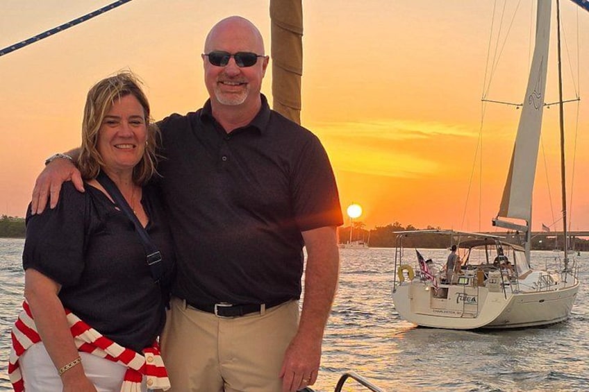 Private Sunset Sail BYOB Dolphin/History Tours on 43ft Mystique 3