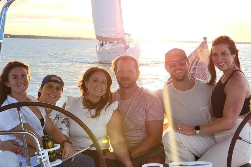 Private Sunset Sail BYOB Dolphin/History Tours on 43ft Mystique 3