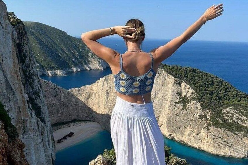 Zakynthos Shipwreck &Blue Caves Tour Max 9 Guests & Drone Footage 5