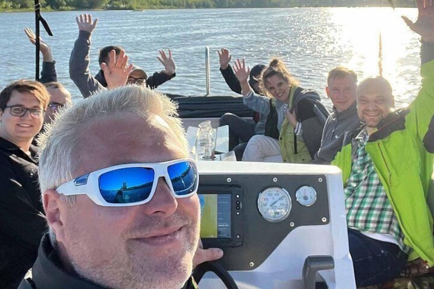 Private Cruise on Vistula in Warsaw for 9 with our Helmsman 4