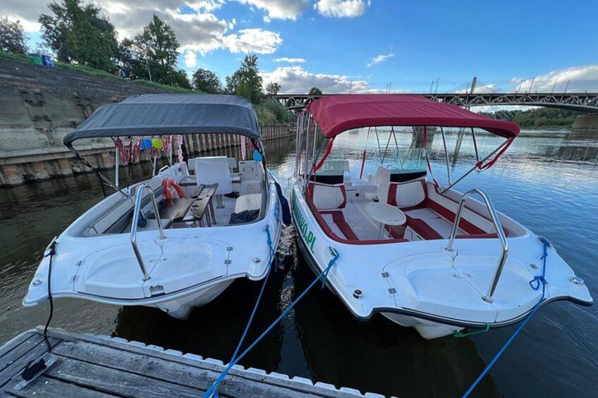 Private Cruise on Vistula in Warsaw for 9 with our Helmsman 2