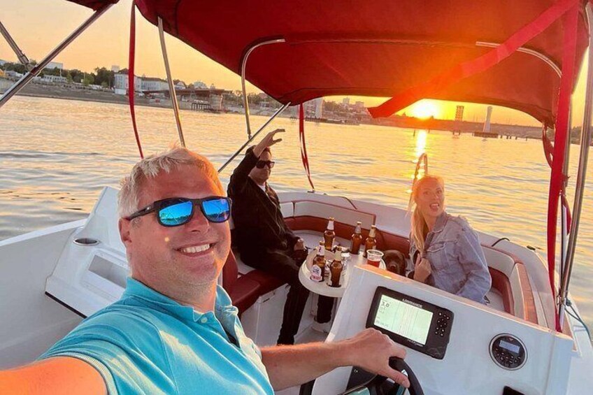 Private Cruise on Vistula in Warsaw for 9 with our Helmsman 2