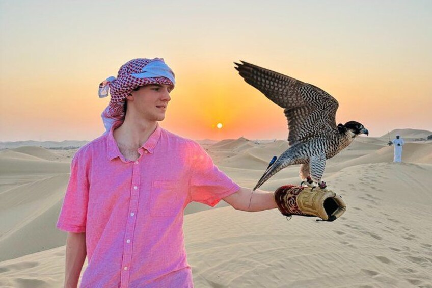 Abu Dhabi Desert Safari with Camel Ride BBQ Dinner and Live Shows 5