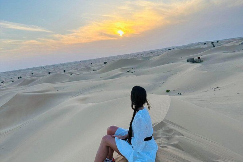 Abu Dhabi Desert Safari with Camel Ride BBQ Dinner and Live Shows 5