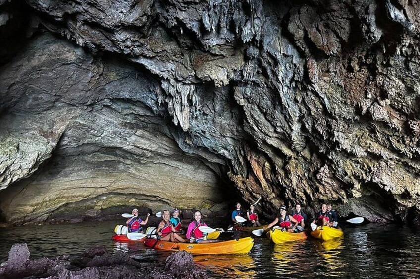 Kayak route through Cala Granadella 4