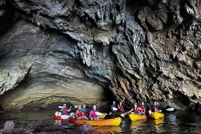 Kayak route through Cala Granadella 2