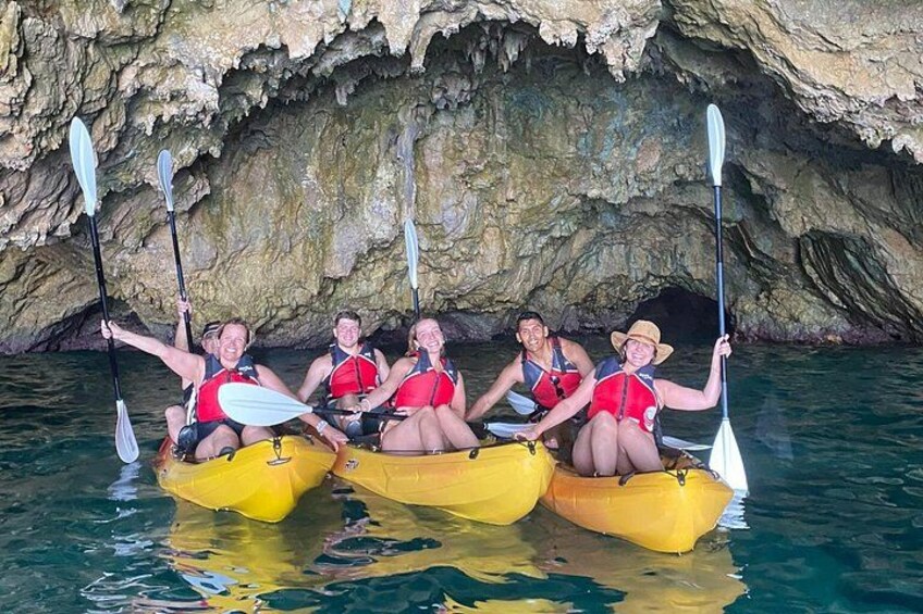 Kayak route through Cala Granadella 3