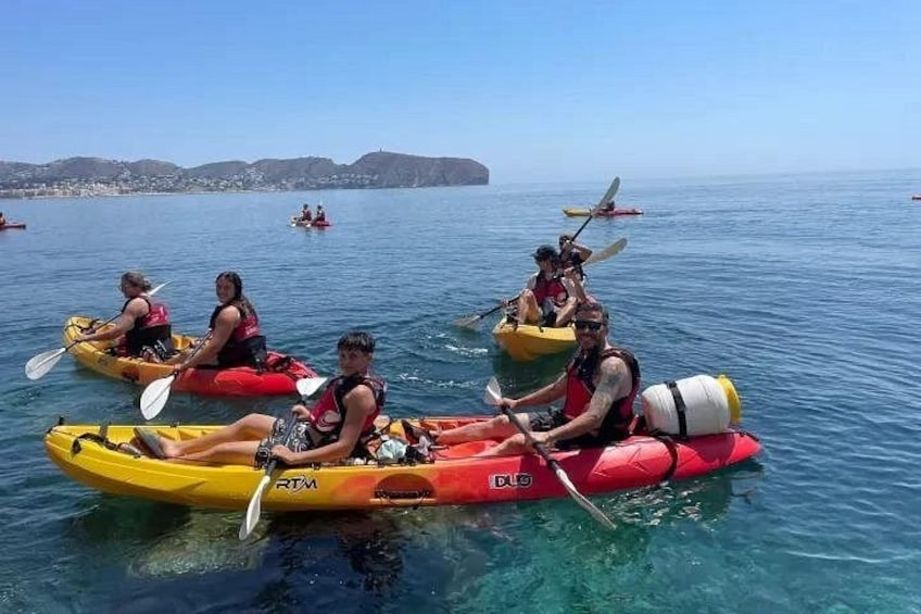 Moraira kayak trail 1