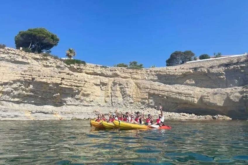 Moraira kayak trail 5