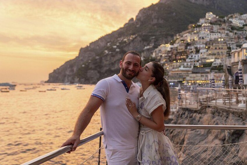 Professional photo shoot around Positano 2