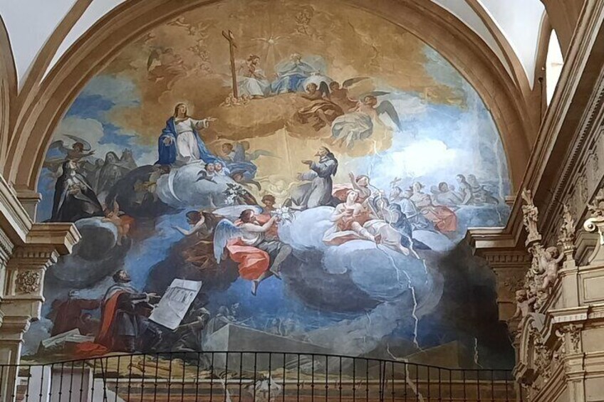 Painting in the Church of San Francisco