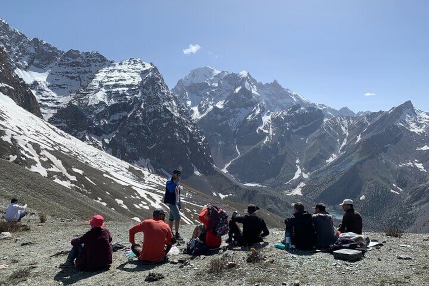 Enjoying the views from from the top of Chapdara pass (3430m) 5