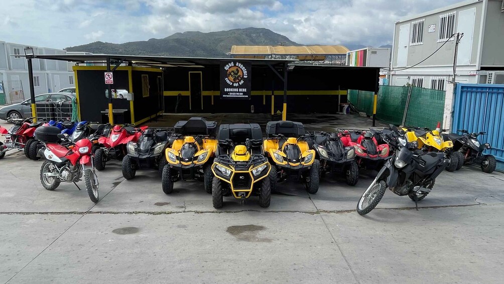Málaga: Off-Road 2-Seater 2 hours Quad Tour Land and River 1