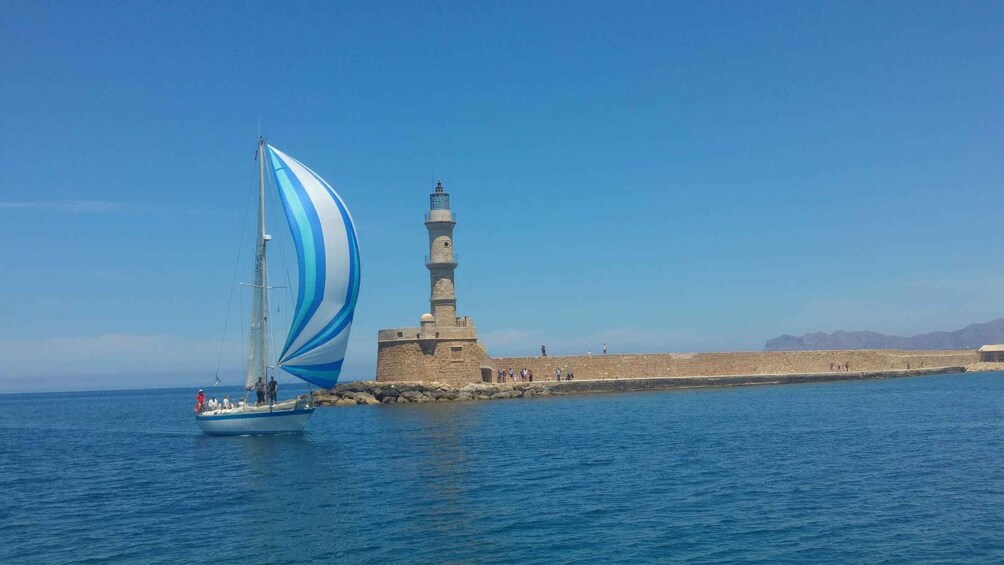 Chania: Private Morning or Sunset Sailing Cruise 1